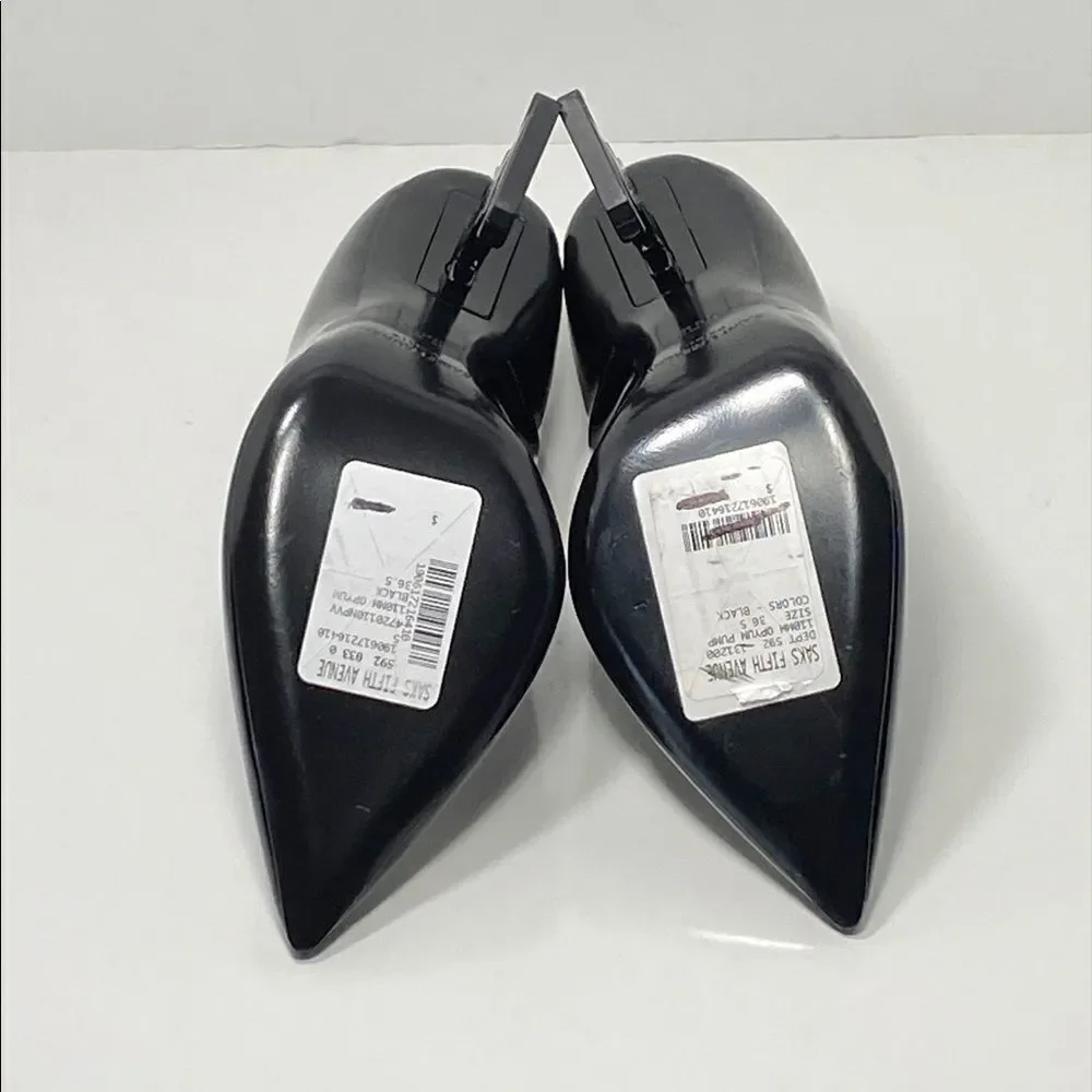 Saint Laurent Opyum Point-Toe Patent Leather Pumps size 36.5 - Picture 11 of 12